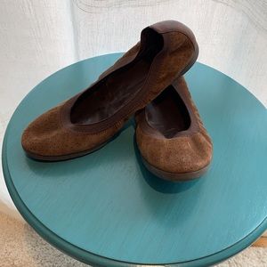Cole Haan Brown Suede Flats- Sz 9